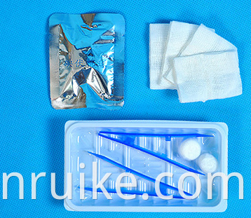 One-time use of medical dressing kit